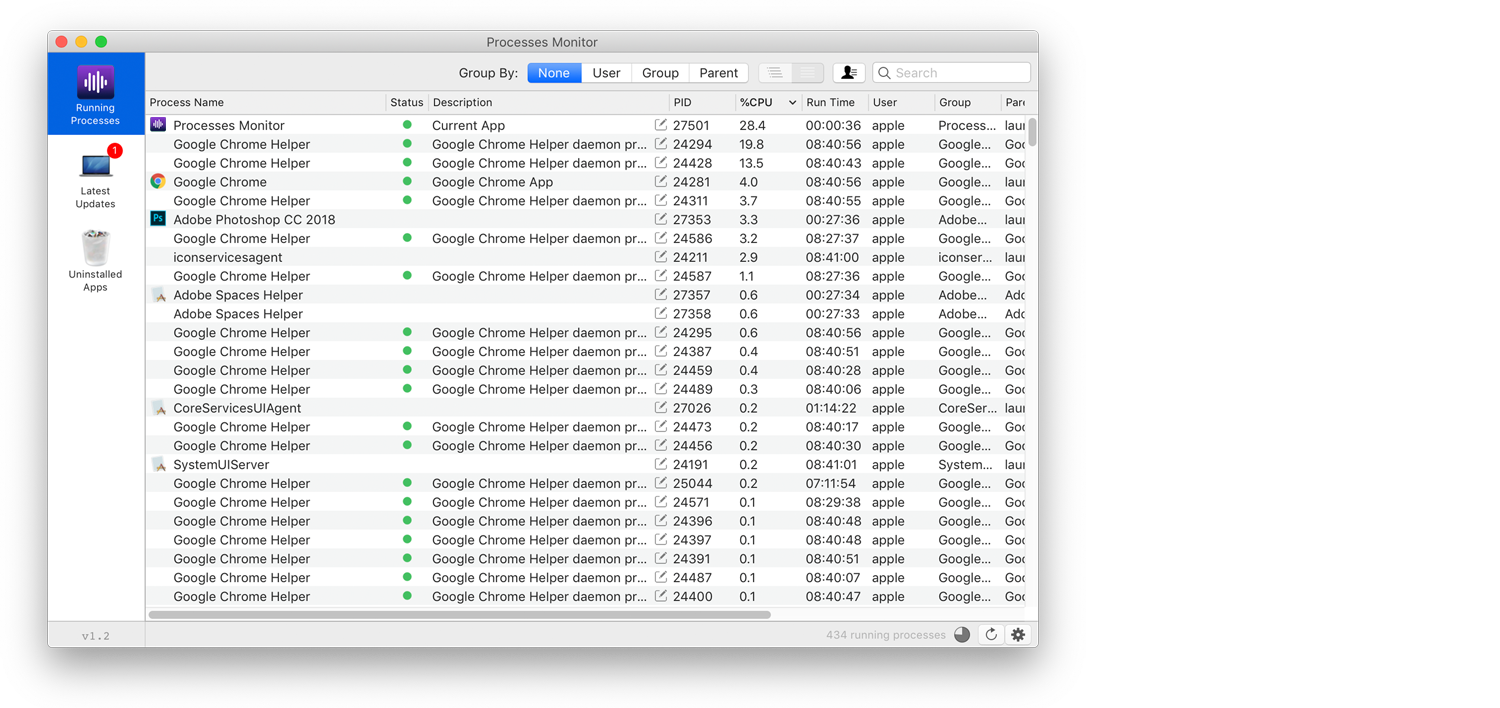 download the last version for ios Process Monitor 3.9